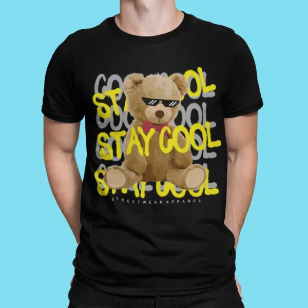 Streetwear Stay Cool Bear T-Shirt