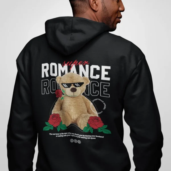 Streetwear Super Romance Bear Hoodie