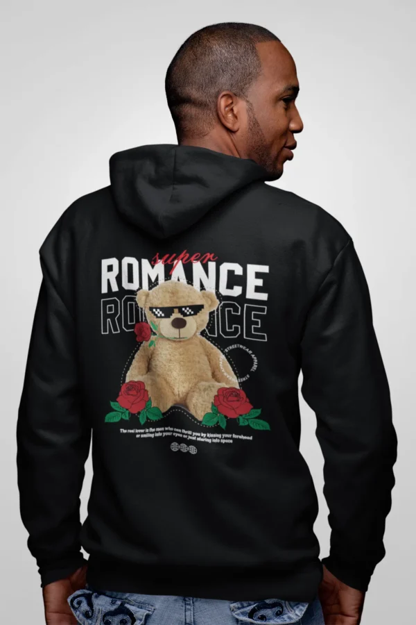 Streetwear Super Romance Bear Hoodie