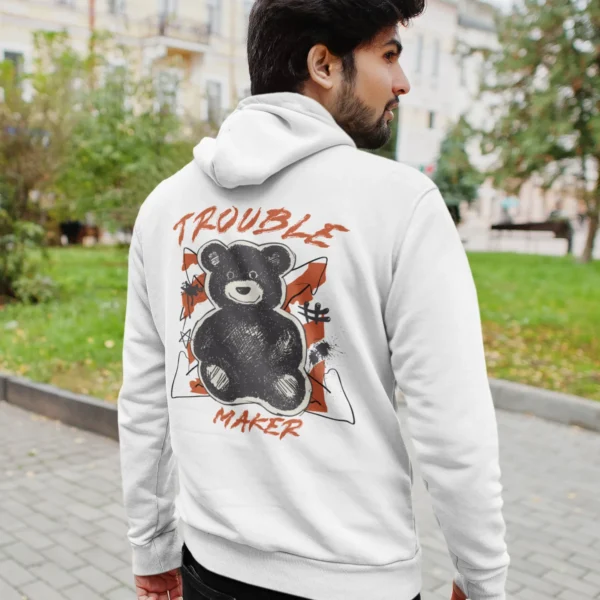 Streetwear Trouble Maker 2 Bear Hoodie