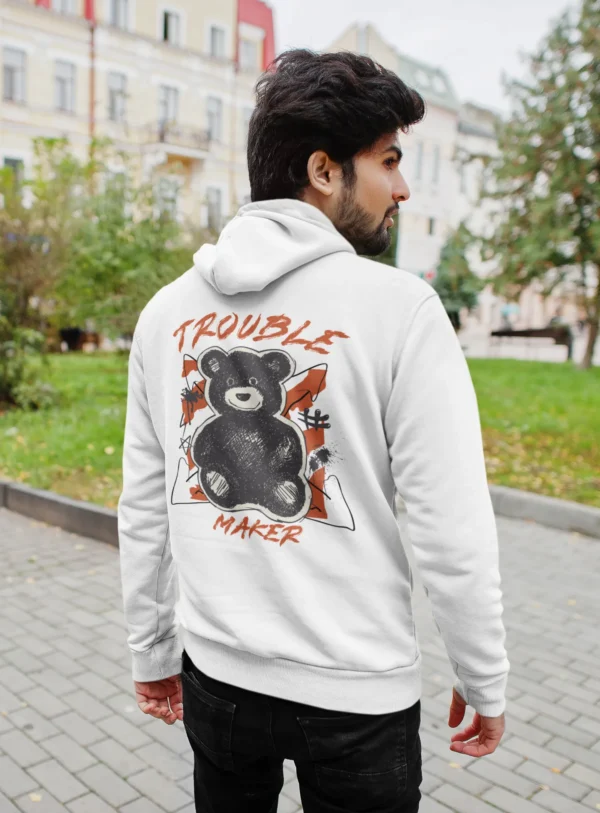 Streetwear Trouble Maker 2 Bear Hoodie