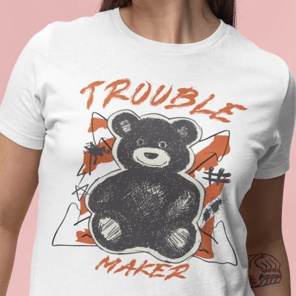 Streetwear Trouble Maker 2 Bear T-Shirt