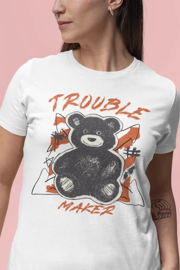 Streetwear Trouble Maker 2 Bear T-Shirt