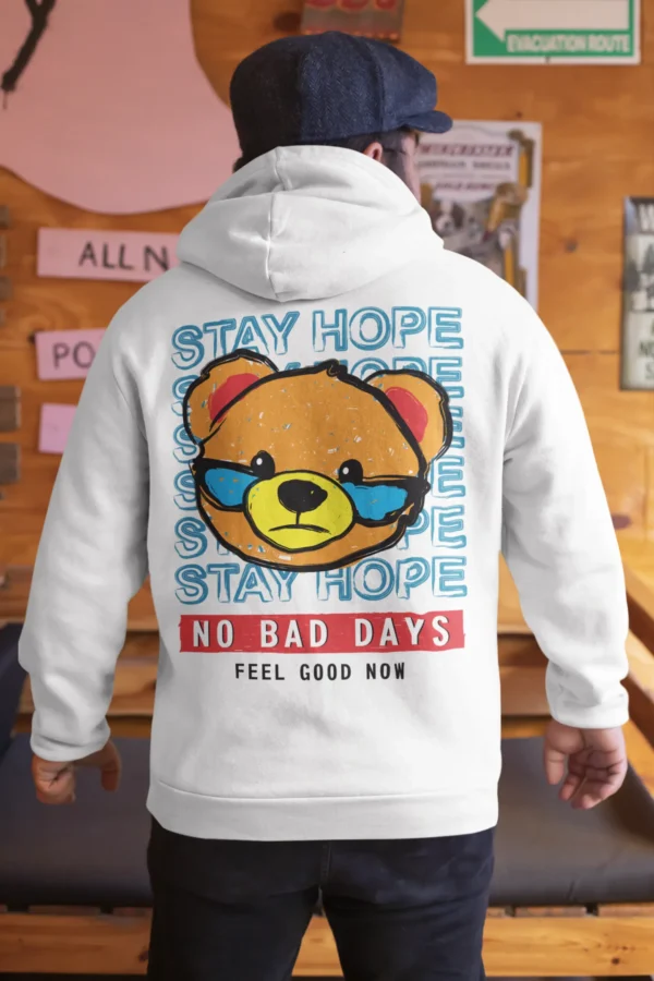 Streetwear Bear Stay Hope Hoodie