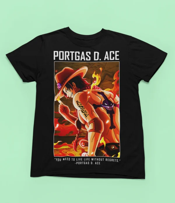 Anime One Piece Portgas D. Ace 3 T-Shirt