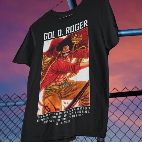 Anime One Piece Gol D. Roger T-Shirt