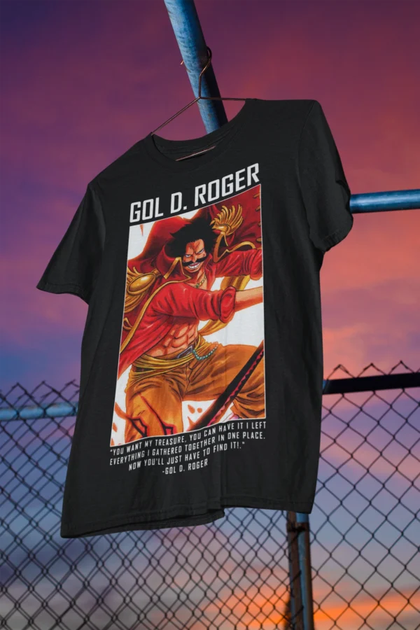 Anime One Piece Gol D. Roger T-Shirt
