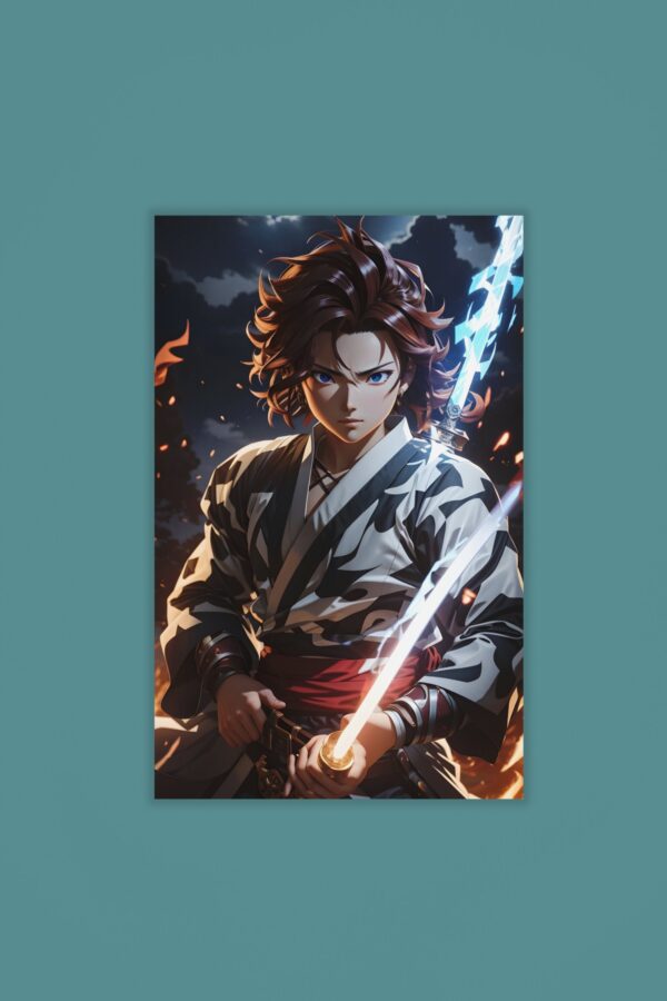 art print tanjiro