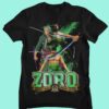 Anime One Piece Zoro 4 T-Shirt