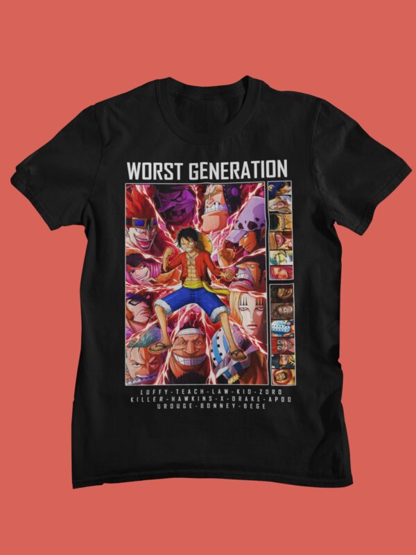Anime One Piece Worst Generation T-Shirt