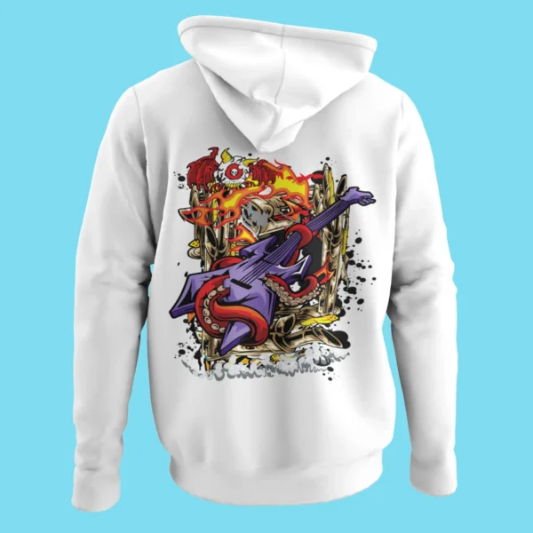 Graffiti Guitar Hoodie