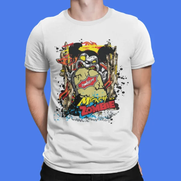 Graffiti Mickey Zombie T-Shirt