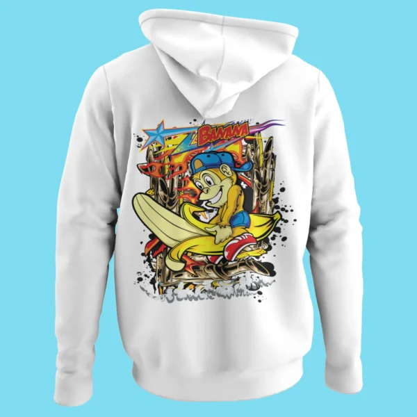 Graffiti Monkey Banana Hoodie