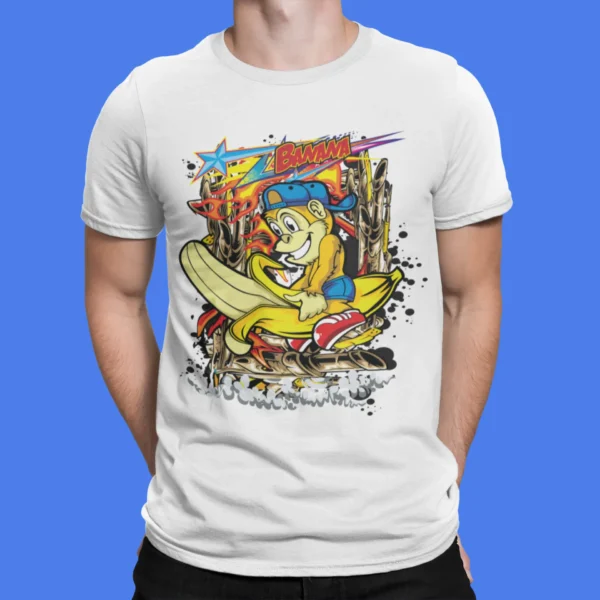 Graffiti Monkey Banana T-Shirt