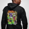 Graffiti Santa Minion Hoodie Graffiti Santa Minion Hoodie