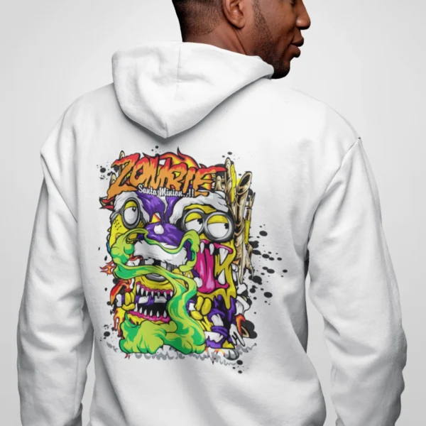 Graffiti Santa Minion Hoodie