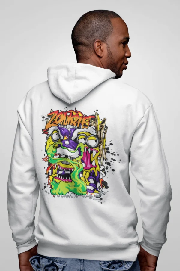 Graffiti Santa Minion Hoodie 2 Graffiti Santa Minion Hoodie