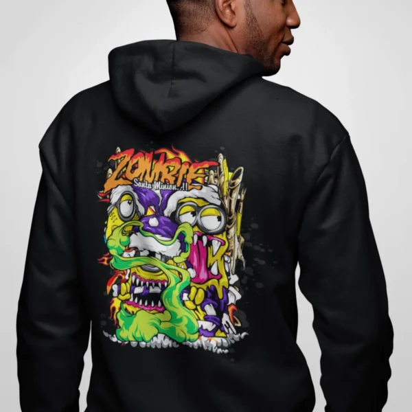 Graffiti Santa Minion Hoodie