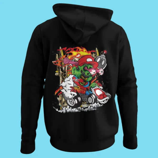 Graffiti Scary Mario 2 Hoodie