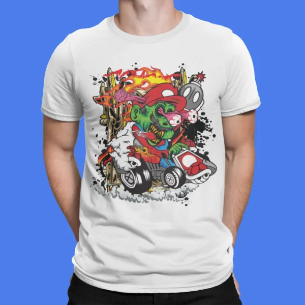 Graffiti Scary Mario 2 T-Shirt
