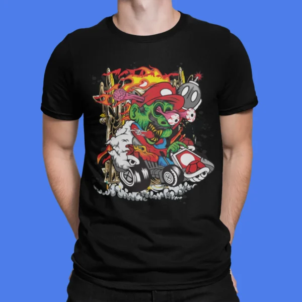 Graffiti Scary Mario 2 T-Shirt