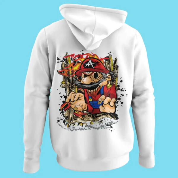 Graffiti Scary Mario Hoodie