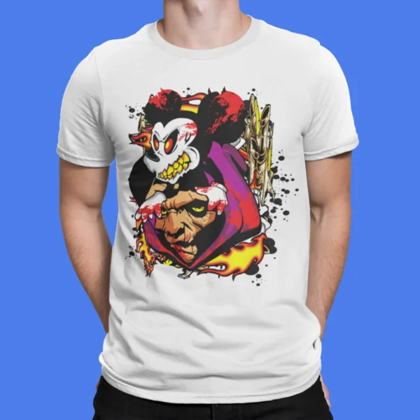 Graffiti Scary Mickey T-Shirt