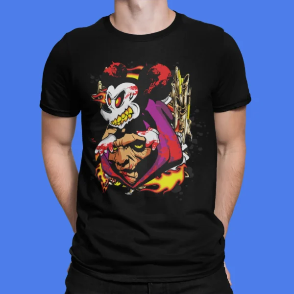 Graffiti Scary Mickey T-Shirt