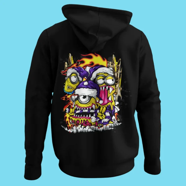Graffiti Scary Minion Hoodie