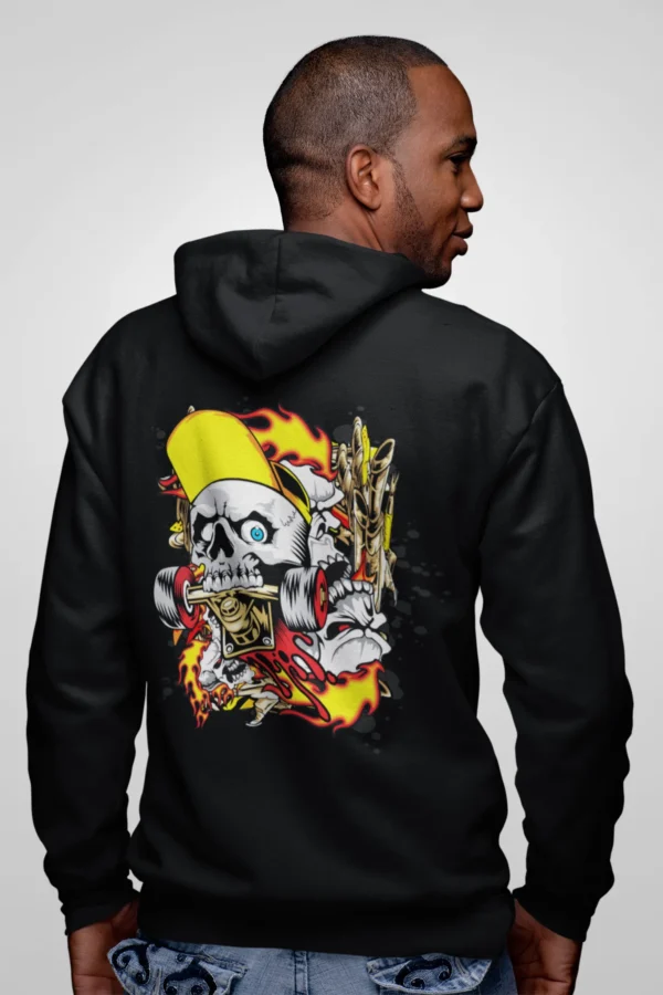 Graffiti Skate Skeleton Hoodie