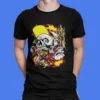 Graffiti Skate Skeleton T-Shirt