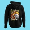 Graffiti Skull On Fire Hoodie2 Graffiti Skull On Fire Hoodie