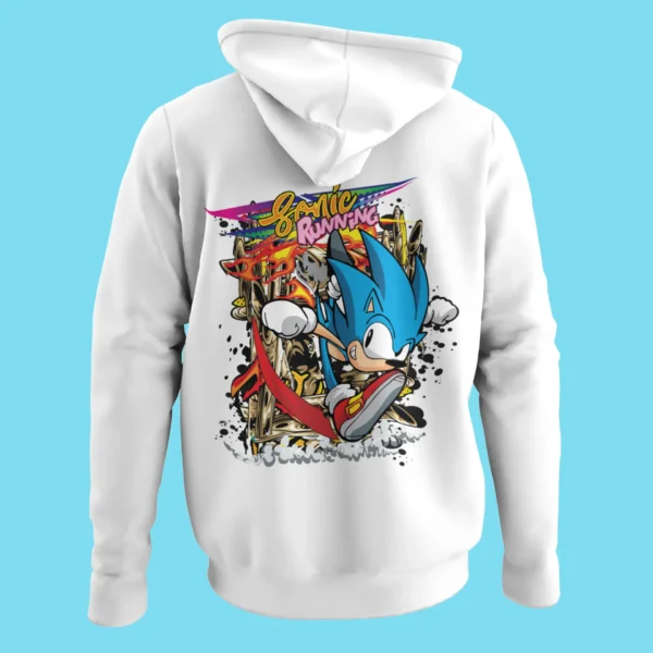 Graffiti Sonic Running Hoodie