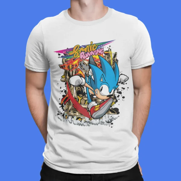 Graffiti Sonic Running T-Shirt