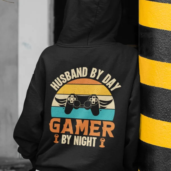 Husband By Day Gamer By Night Hoodie