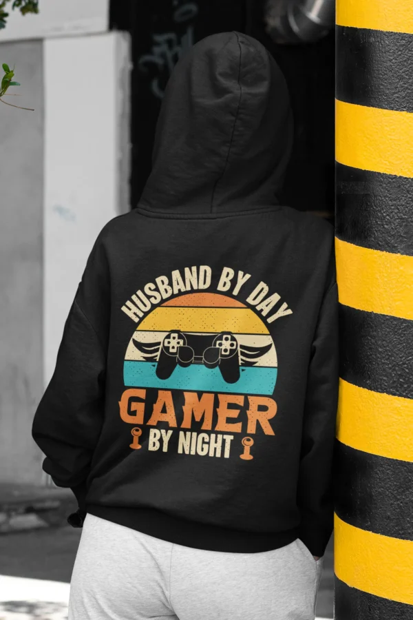 Husband By Day Gamer By Night Hoodie