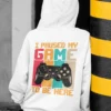 I Paused My Game To Be Here Gamer Hoodie