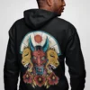 Streetwear Balinese Mask 3 Urban Hoodie