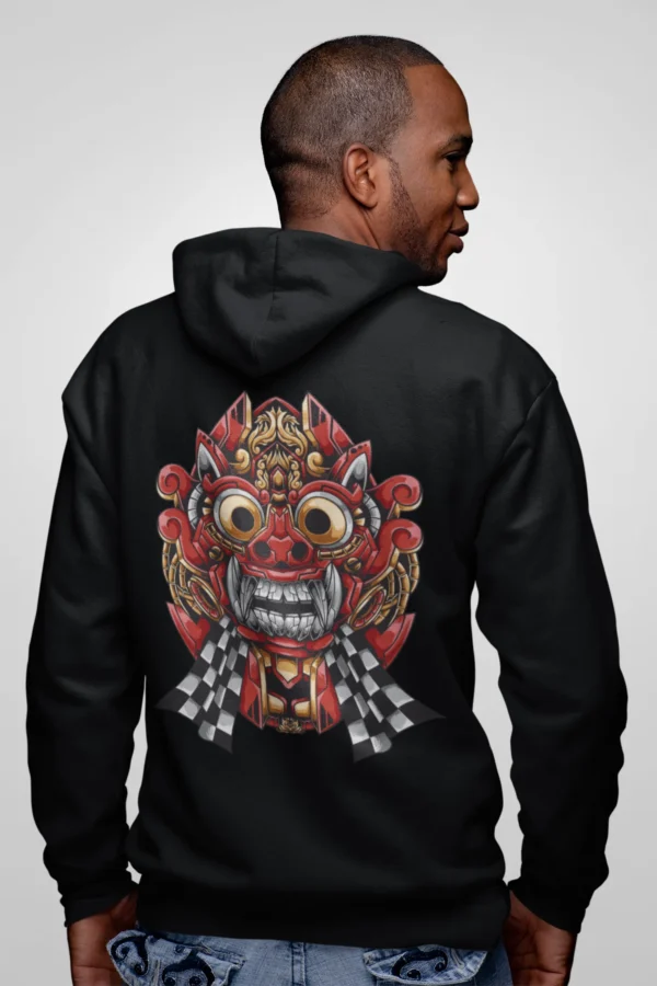 Streetwear Balinese Mask Urban Hoodie