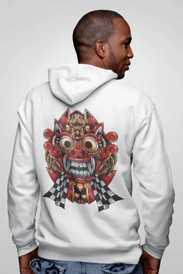 Streetwear Balinese Mask Urban Hoodie
