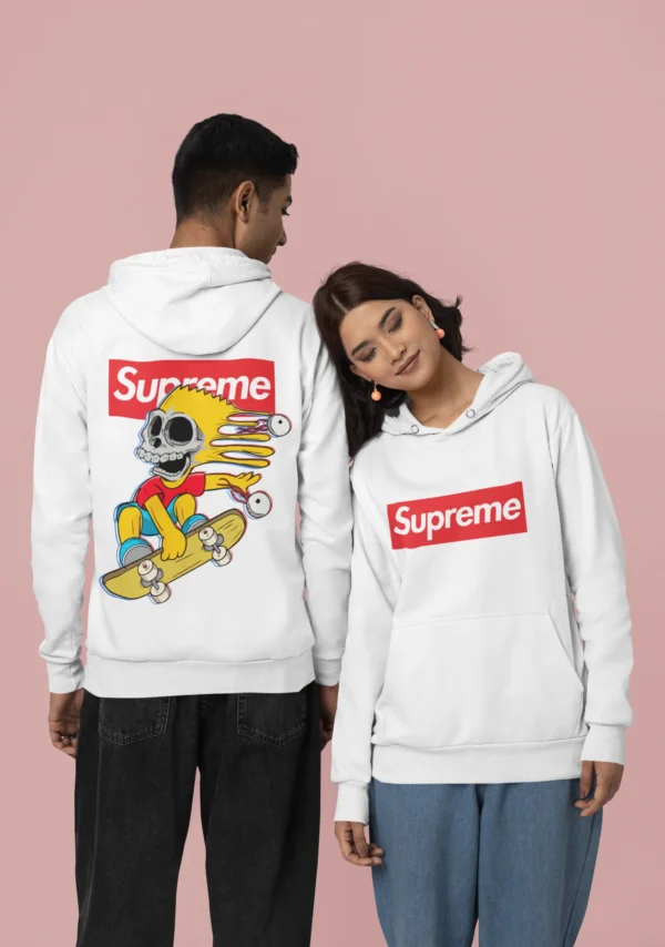 Streetwear Bart Simpson 10 Supreme Hoodie