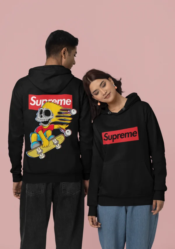 Streetwear Bart Simpson 10 Supreme Hoodie