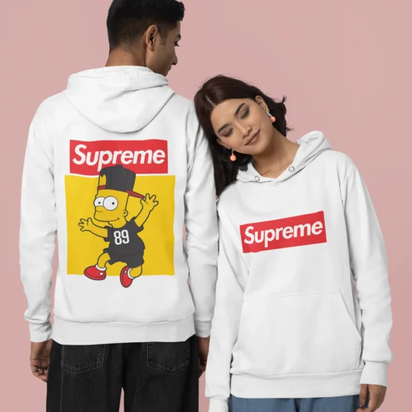 Streetwear Bart Simpson 2 Supreme Hoodie