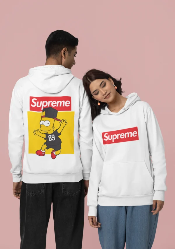 Streetwear Bart Simpson 2 Supreme Hoodie