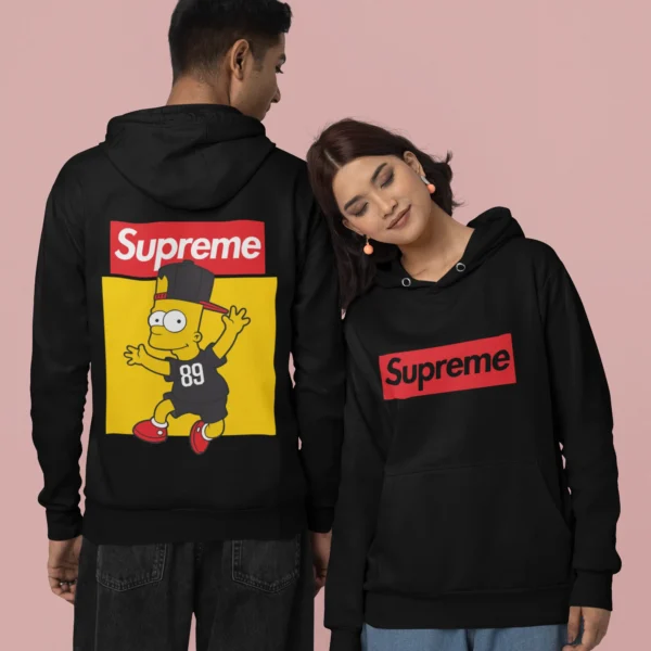 Streetwear Bart Simpson 2 Supreme Hoodie