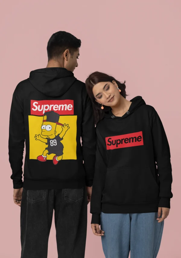 Streetwear Bart Simpson 2 Supreme Hoodie