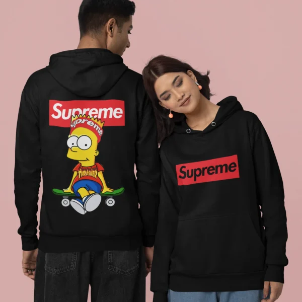 Streetwear Bart Simpson 3 Supreme Hoodie