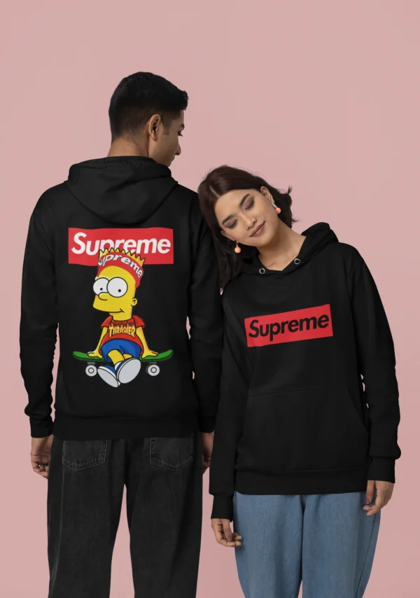 Streetwear Bart Simpson 3 Supreme Hoodie