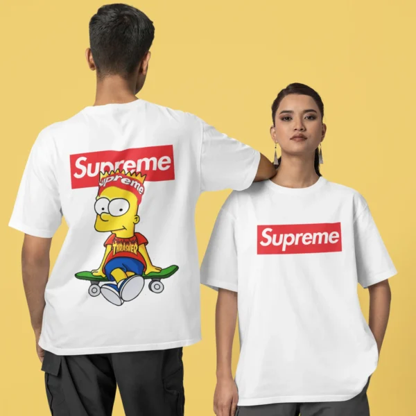 Streetwear Bart Simpson 3 Supreme T-shirt