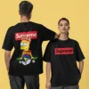 Streetwear Bart Simpson 3 Supreme T-shirt